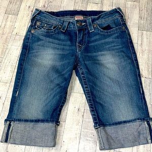 True Religion Bermuda Shorts, sz 28